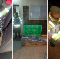 Viajaban con más de 1.400 paquetes de cigarrillos ocultos en el automóvil