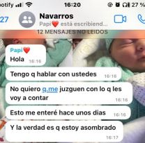 Les dio a sus hijos una inesperada noticia por WhatsApp y el chat es viral
