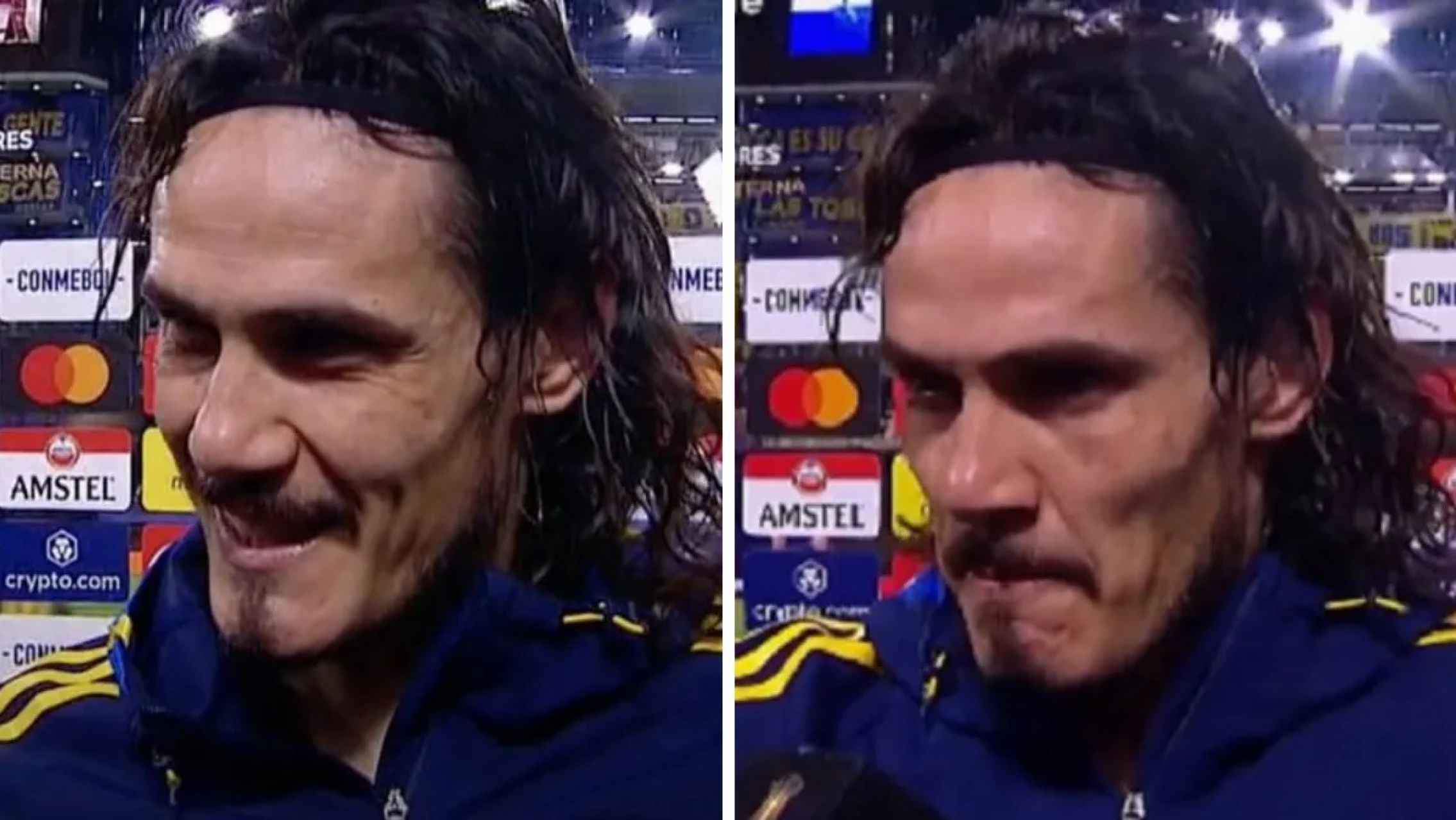 El picante cruce entre Cavani y un periodista por su falta de gol: "¿Cuáles son las claras que tuve?"