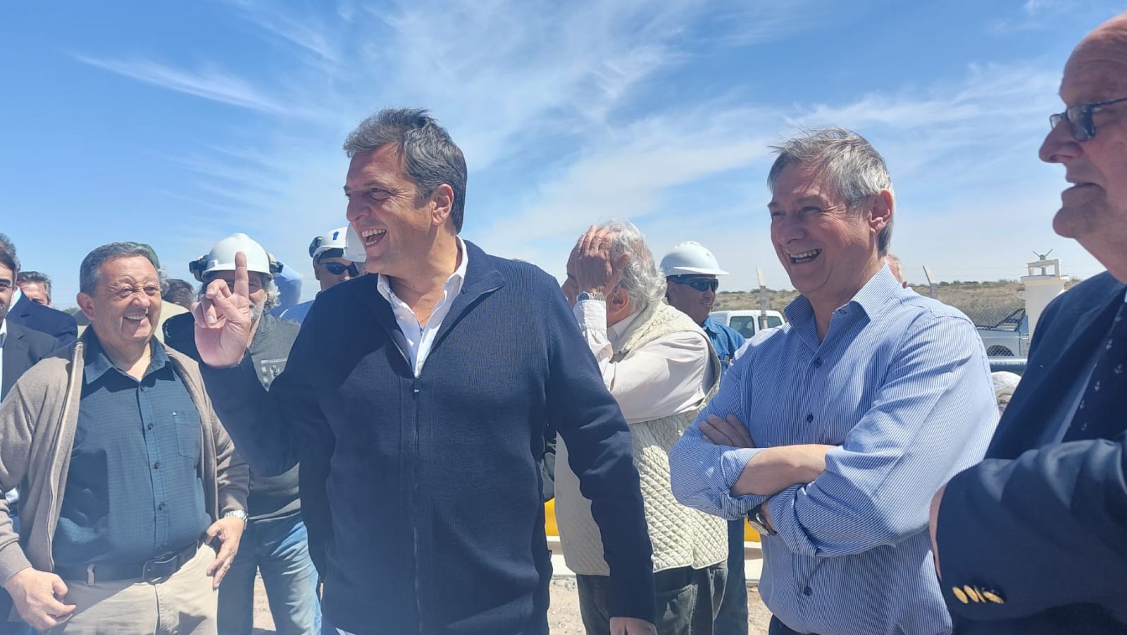 Massa fue a Cuyo por campaña y estalló la polémica