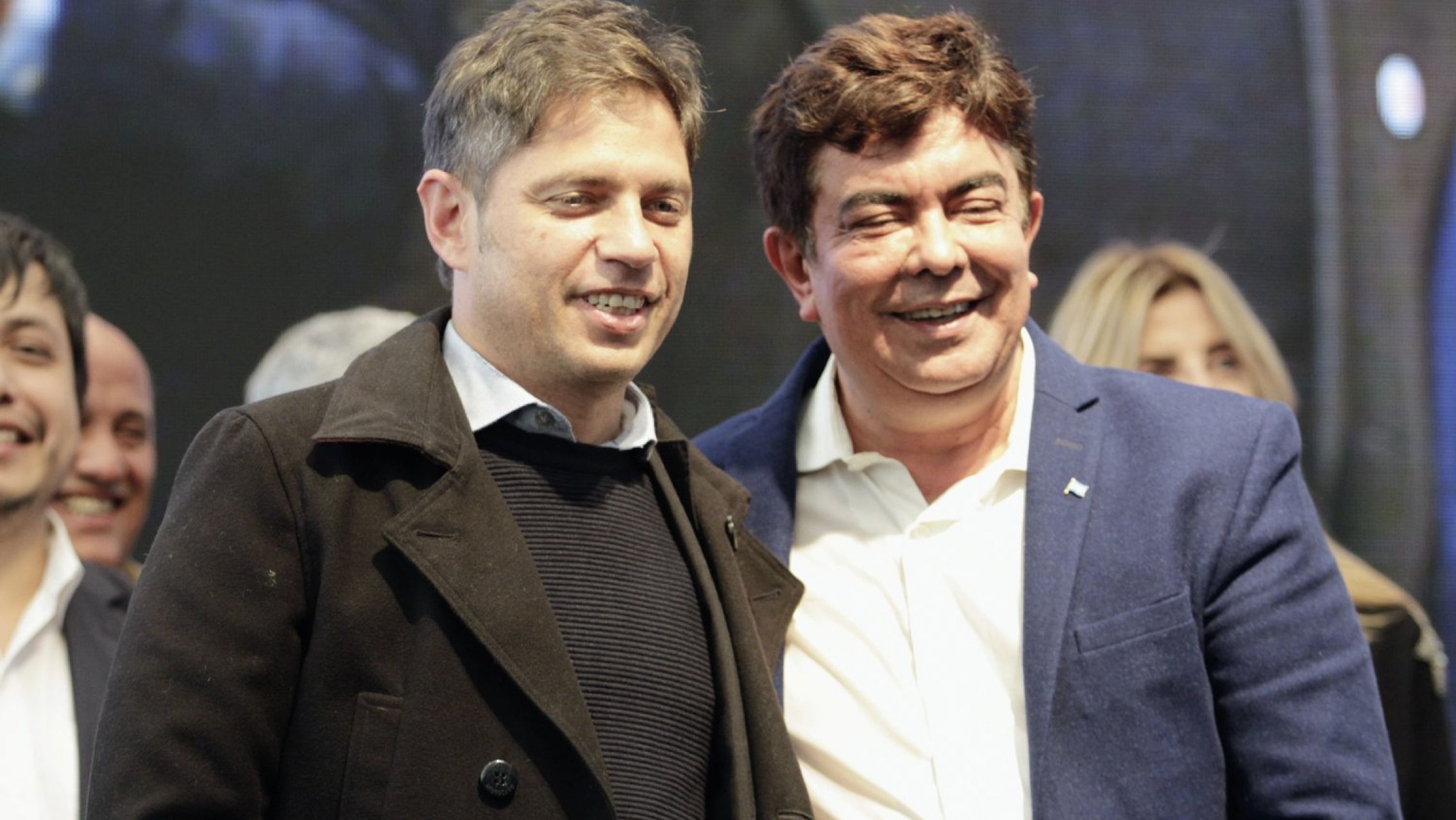 En La Matanza, Kicillof y Espinoza cortan a Massa y distribuyen la boleta de Milei