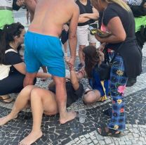 Hinchas de Fluminense atacaron en Copacabana a un grupo de Boca: dos heridos