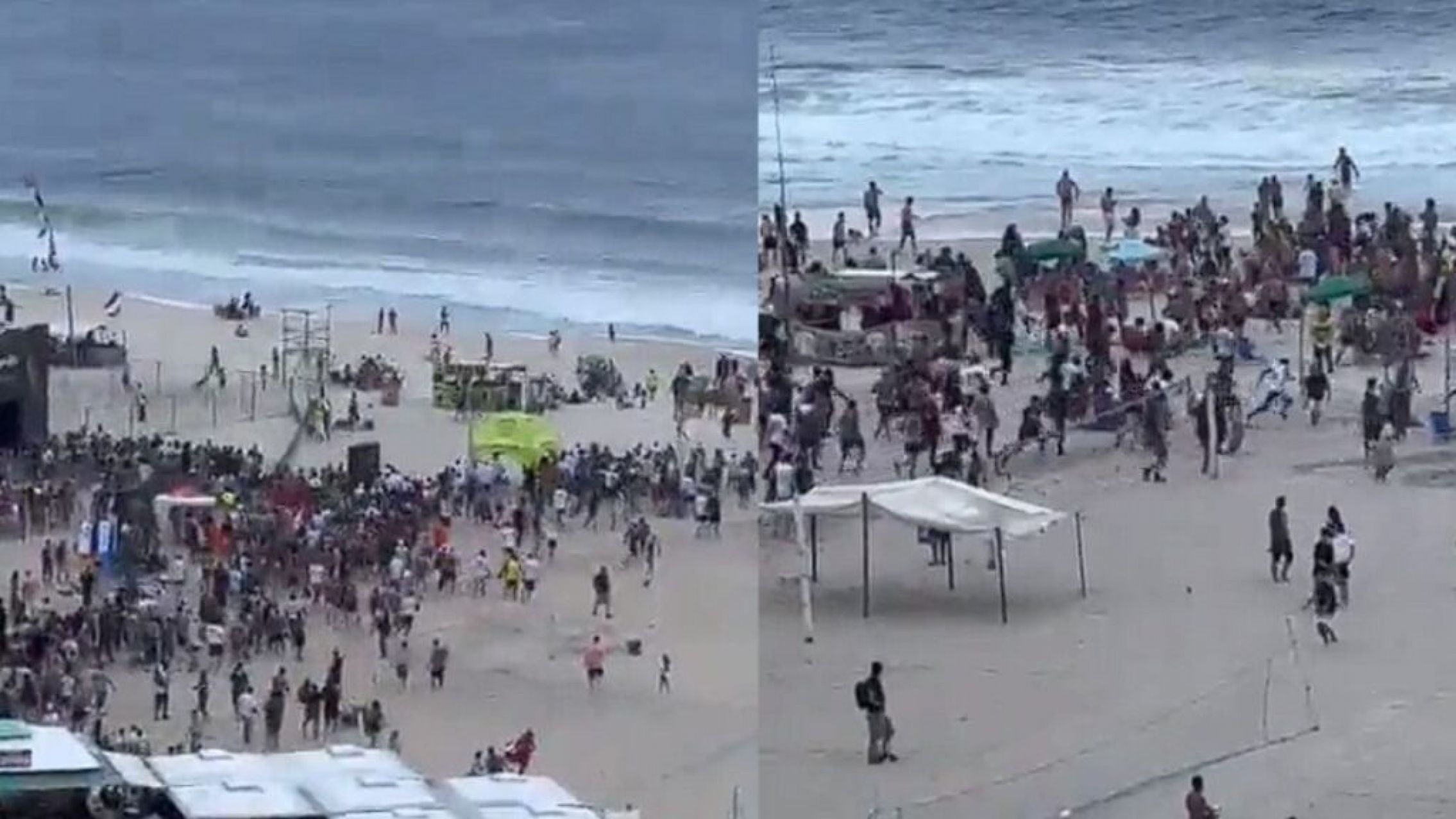 Los hinchas de Boca fueron emboscados y reprimidos en Copacabana