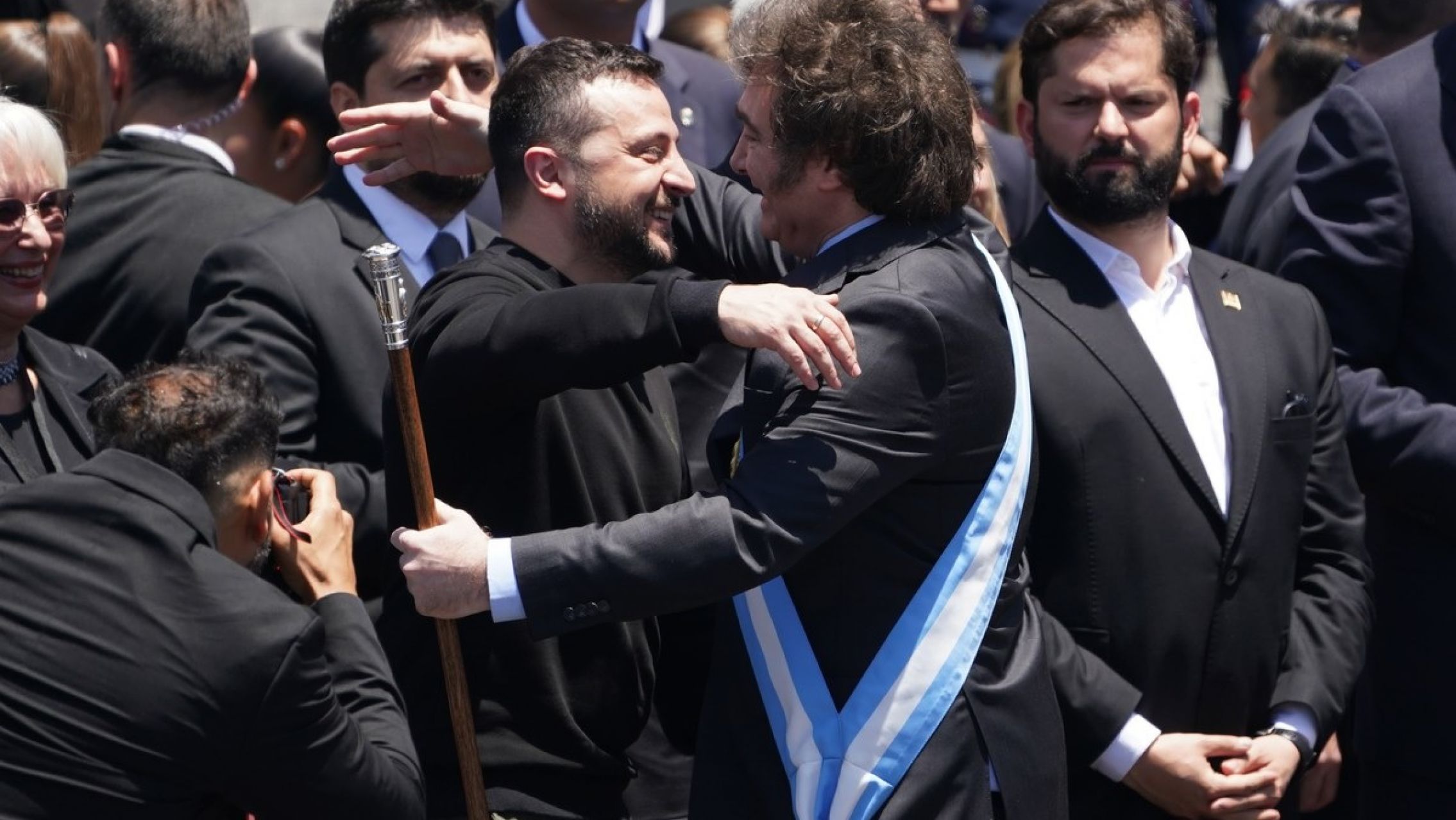 Zelenski: "Estoy seguro de que Milei nos va a apoyar en Naciones Unidas"