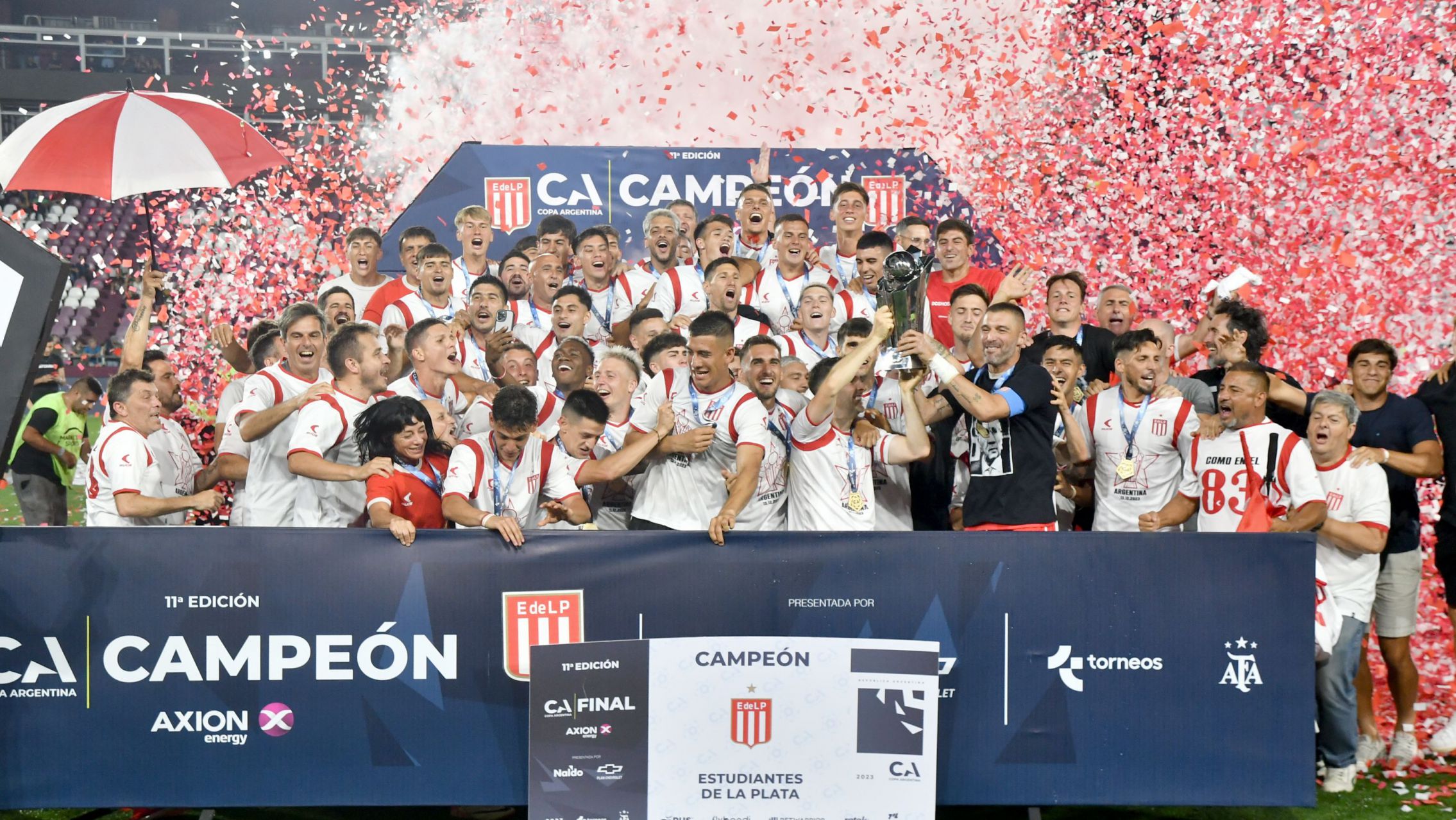 Estudiantes es campeón de la Copa Argentina tras vencer a Defensa