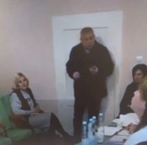 Video: un diputado ucraniano lanz&oacute; tres granadas en una reuni&oacute;n