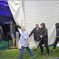 Milei votó en Boca y recibió sus primeros insultos como presidente