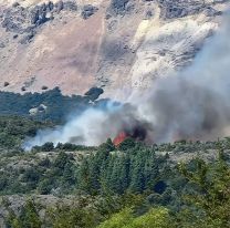 El fuego en el Parque Nacional Los Alerces ya consumió casi 1000 hectáreas