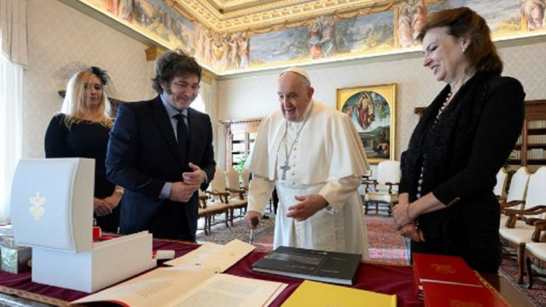 Milei y Francisco estuvieron reunidos más de una hora en el Vaticano