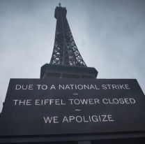 Una huelga de los trabajadores cerró la Torre Eiffel en París