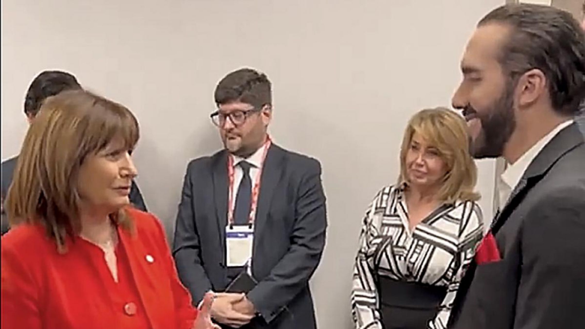 Bullrich a Bukele: "Queremos seguir el modelo que ustedes están llevando adelante"