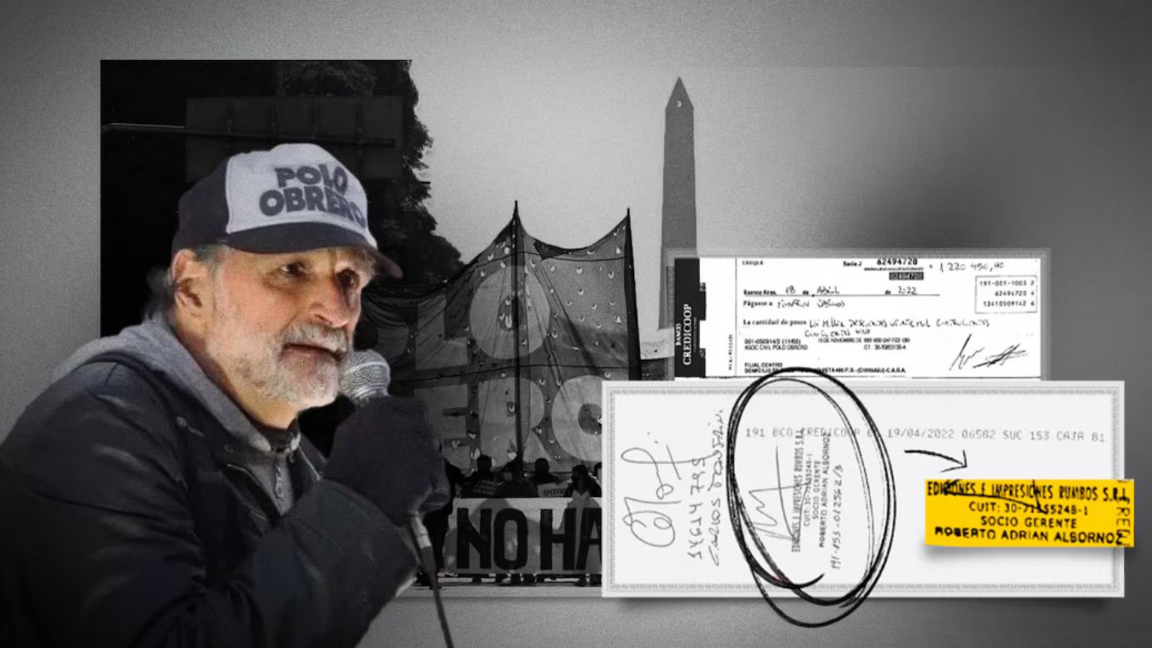 Los cheques que demostrarían el desvío de la plata y complicarían a Belliboni