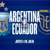 Por dónde ver el partido de la Selección Argentina contra Ecuador