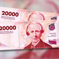 Cuándo entra en circulación el nuevo billete de $20.000