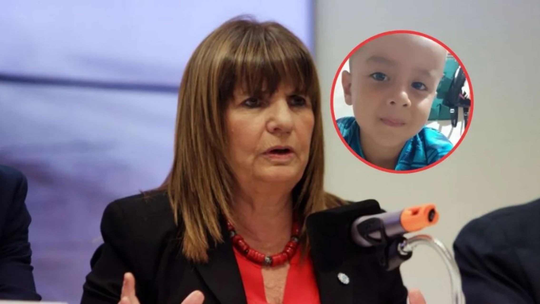 Habló Patricia Bullrich sobre la desaparición de Loan y reveló detalles de la búsqueda