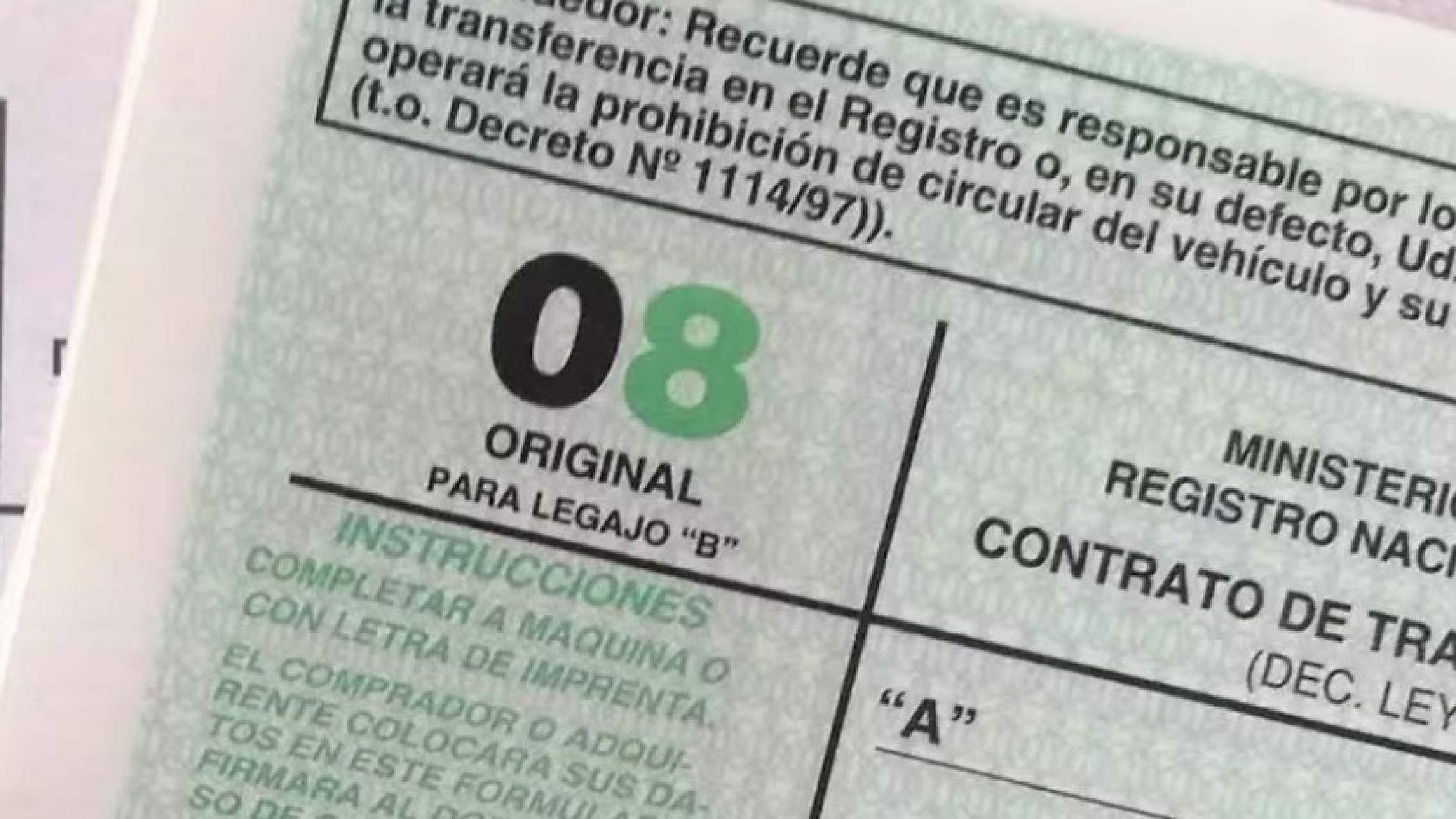 Registro Automotor: la nueva medida que impuso el gobierno