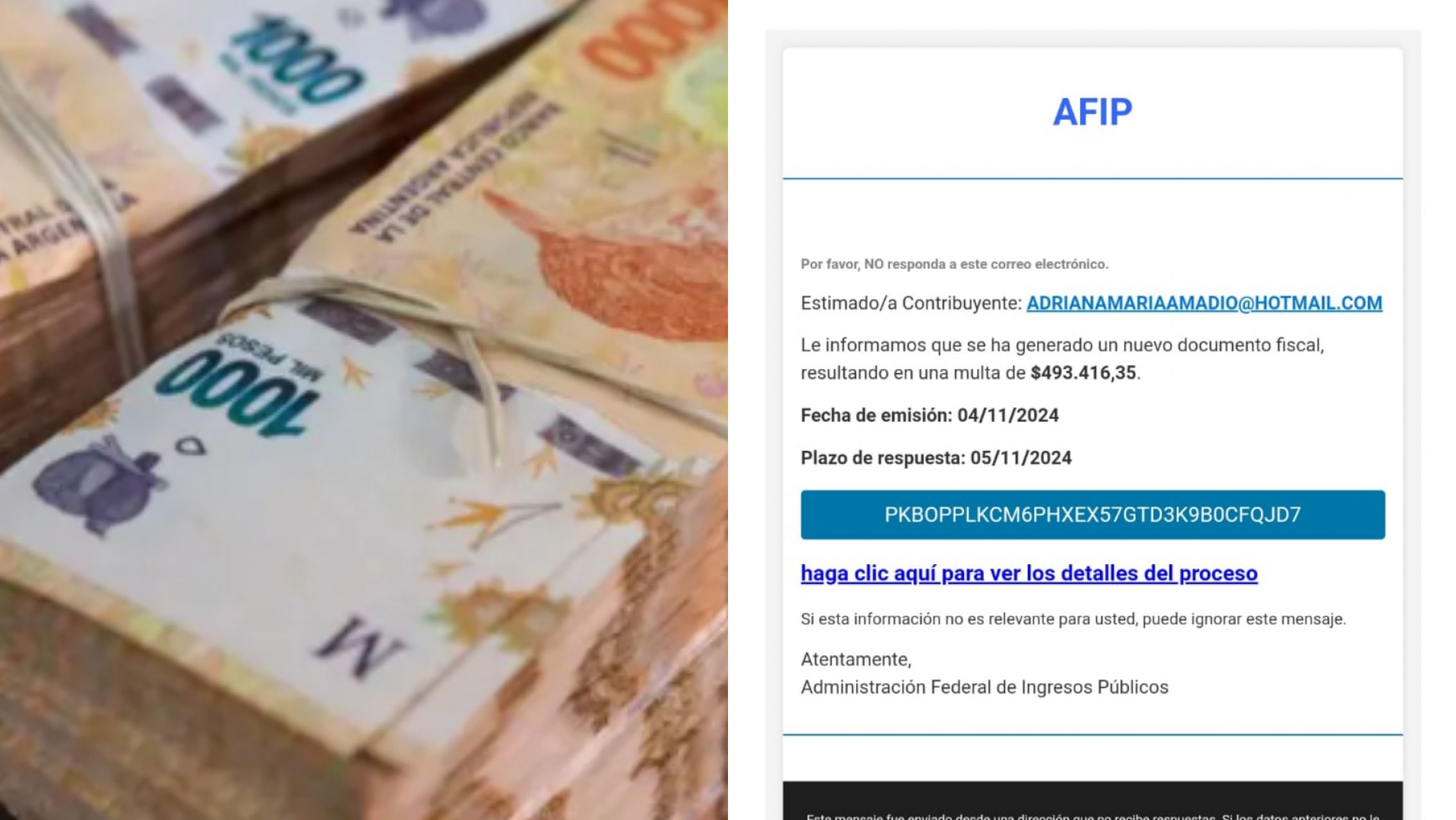 Si te llega este mensaje de AFIP no lo abras: así te estafan ahora