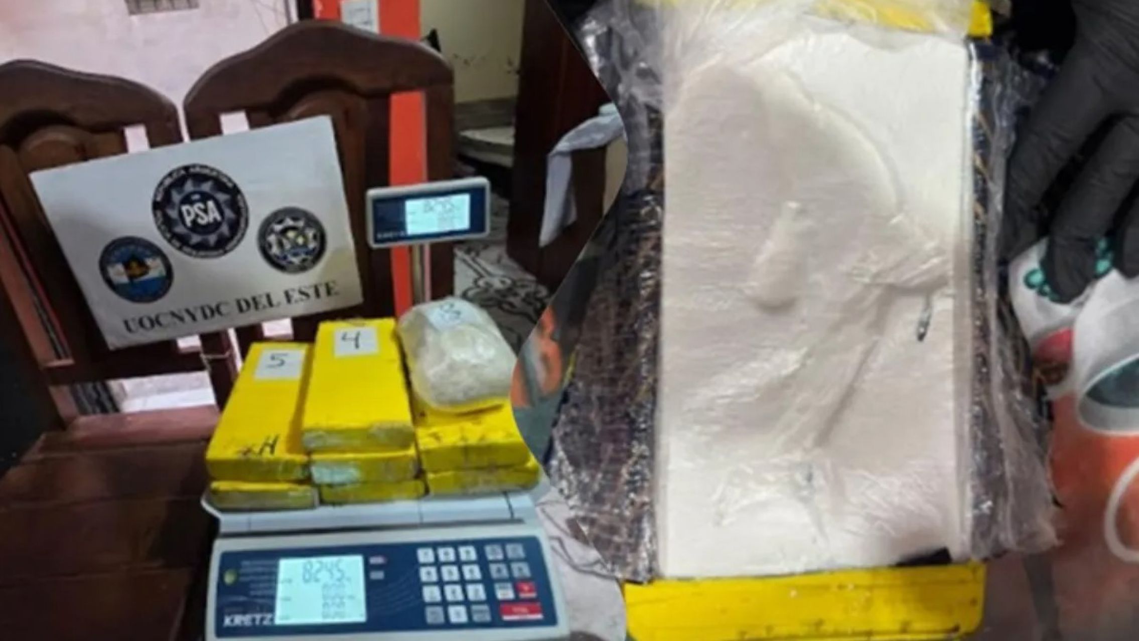 ¿Volvió el Clan Castedo? Detuvieron a una pareja con 10 kg de droga marcada con su sello