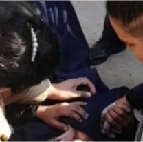 Milagro en una plaza: mujer dio a luz y policías se vistieron de héroes