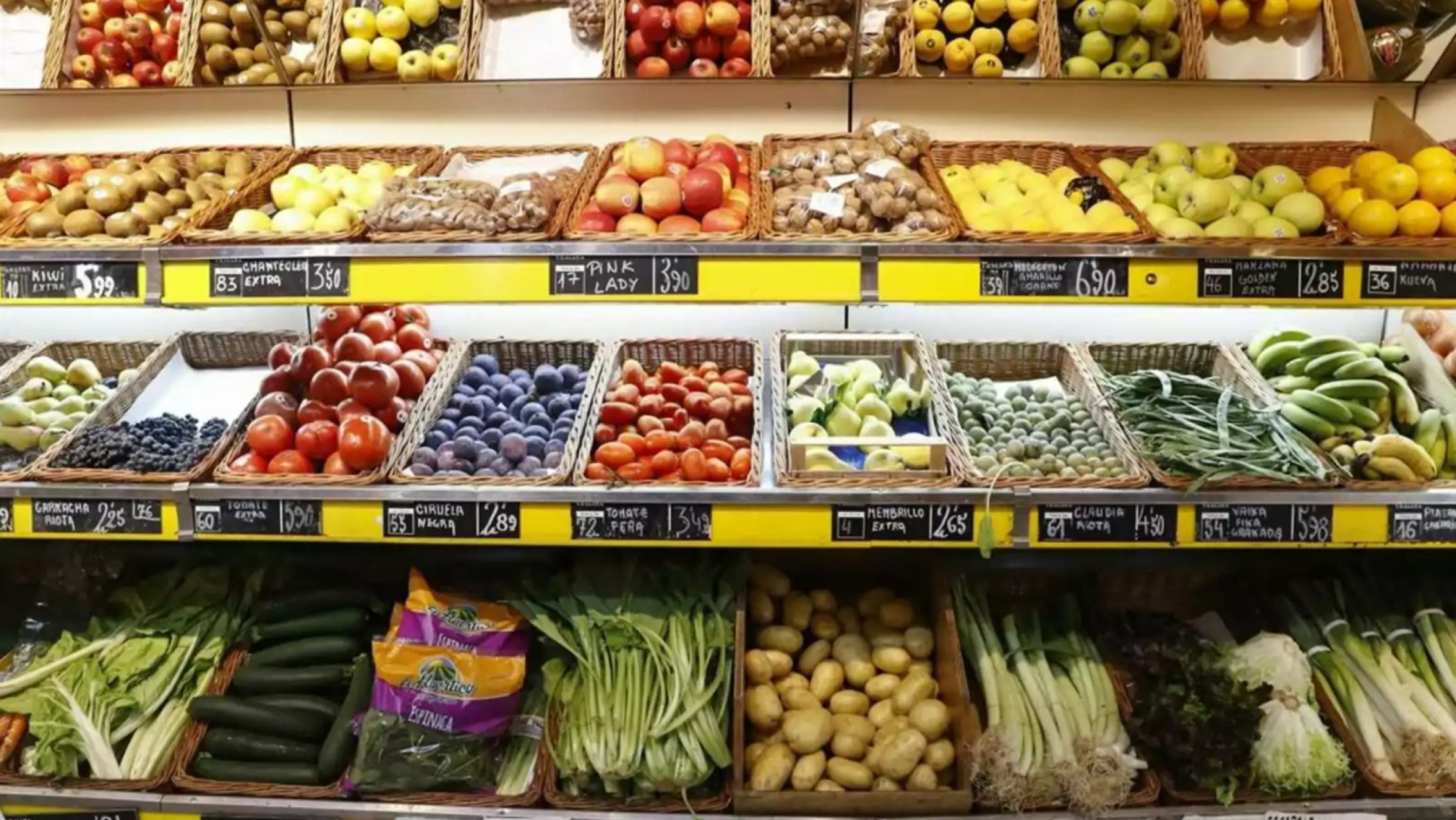 Los alimentos y bebidas aumentaron solo un 0,6% en junio, menos de la mitad del IPC