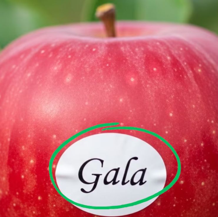 No es decoración: qué significa el color de las etiquetas de las manzanas