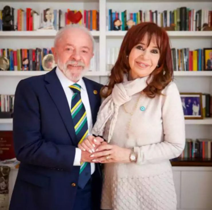 Lula da Silva volvió a meterse en la política Argentina para apoyar a Cristina