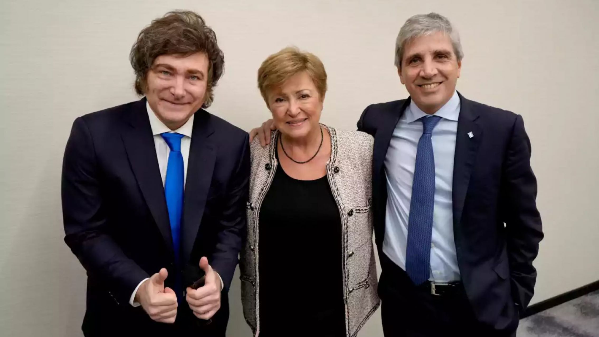 Javier Milei se reunió con Kristalina Georgieva, la titular del FMI