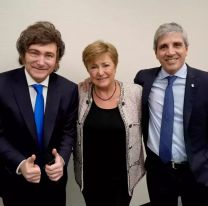 Javier Milei se reuni&oacute; con Kristalina Georgieva, la titular del FMI