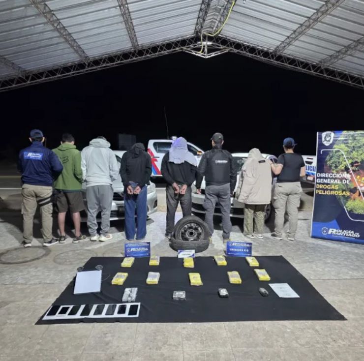 Cayó una banda narco con más de 12 kilos de droga y una antena Starlink