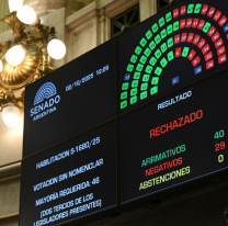 El Senado rechazó dos vetos del presidente Javier Milei a leyes deficitarias
