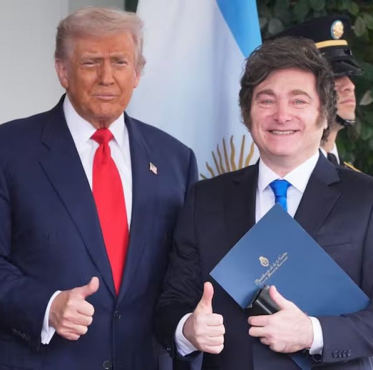 Milei asegura respaldo total de Estados Unidos hasta 2027 tras reunión con Trump