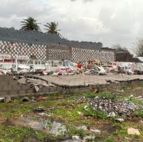 Se derrumbó un supermercado por una intensa tormenta en Tucumán