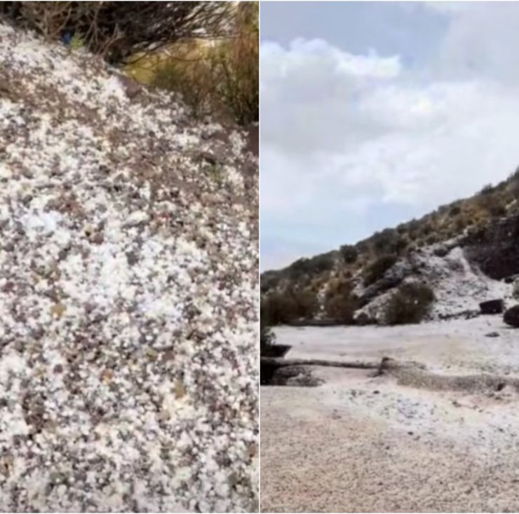 ¡Nevó en Jujuy en plena primavera! El Hornocal y Mina Pirquitas se tiñeron de blanco