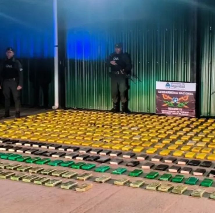 Quedó preso tras un tiroteo en Aguas Blancas: llevaba 410 kilos de droga