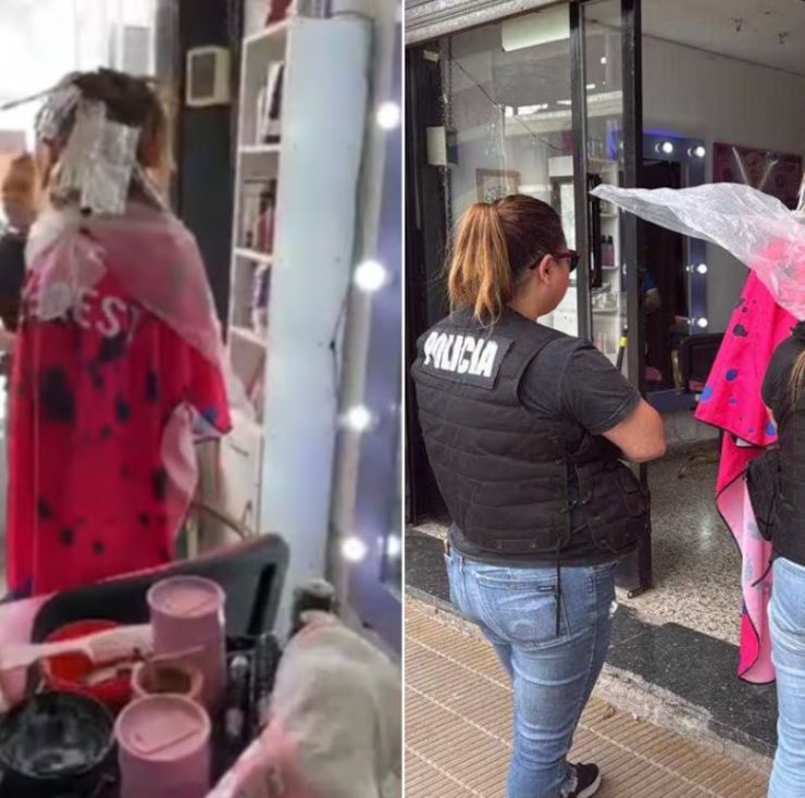 Detuvieron a "Mayra", líder de una banda delictiva, mientras se hacía los reflejos