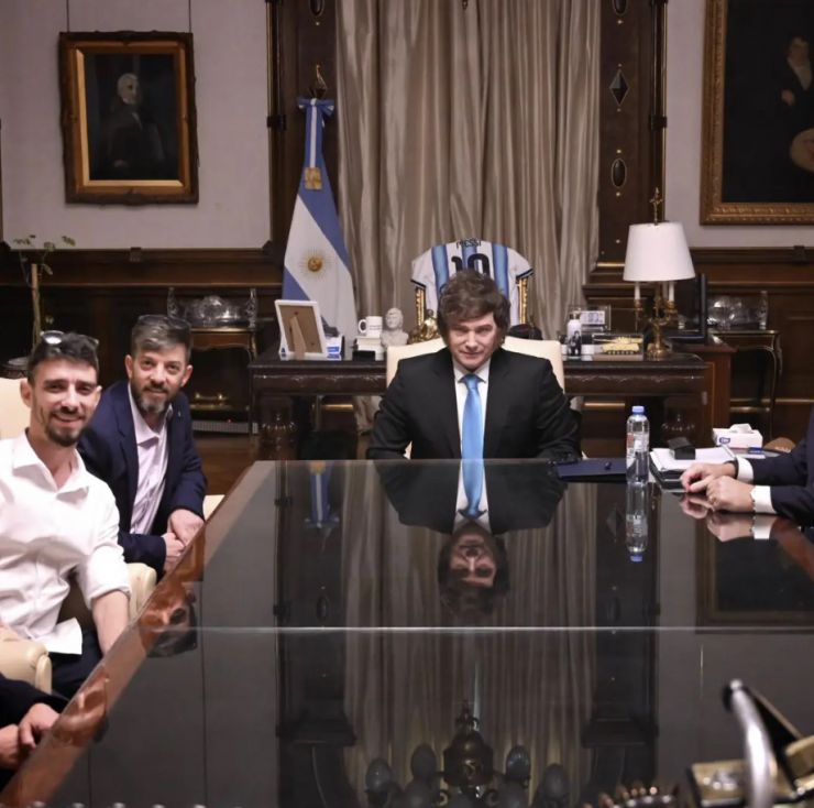 Milei recibió en Casa Rosada a los hermanos Cunio, argentinos secuestrados por Hamás y liberados en 2025