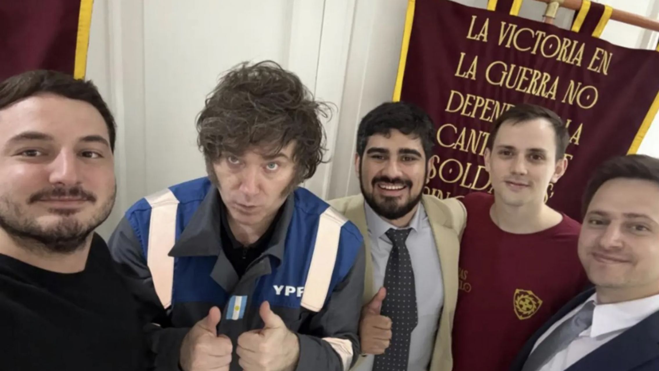 Javier Milei recibió a Las Fuerzas del Cielo en Olivos tras el desfile en Entre Ríos