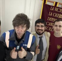 Javier Milei recibi&oacute; a Las Fuerzas del Cielo en Olivos tras el desfile en Entre R&iacute;os