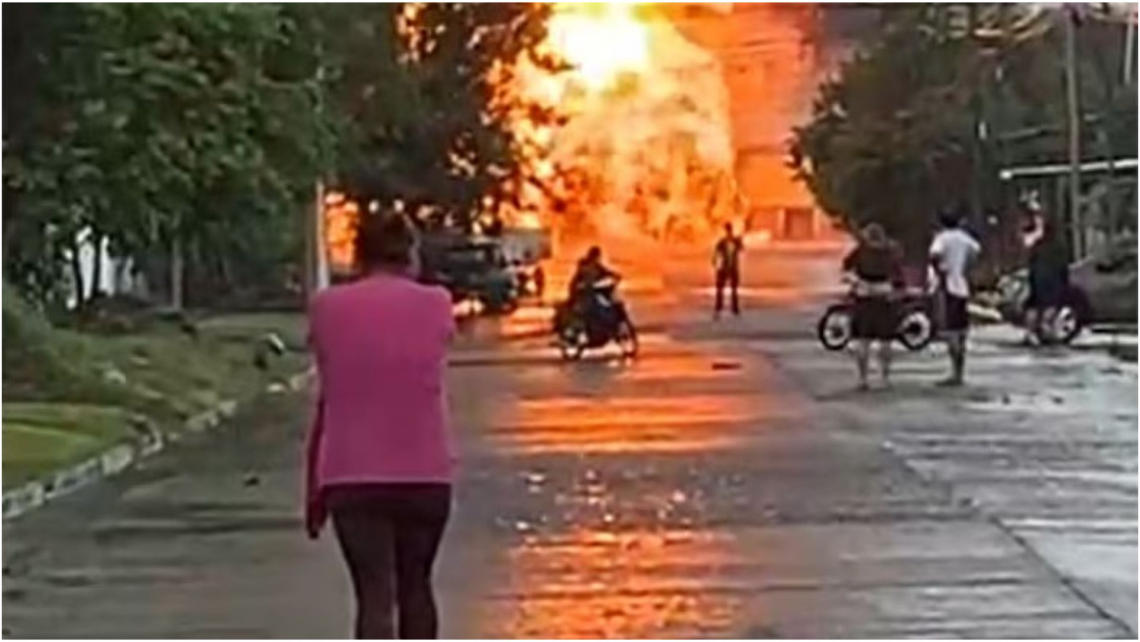 Se prendió fuego un depósito de garrafas y hay al menos 10 heridos