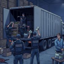 Gendarmer&iacute;a incaut&oacute; 64 kilos de droga en un cami&oacute;n con bananas