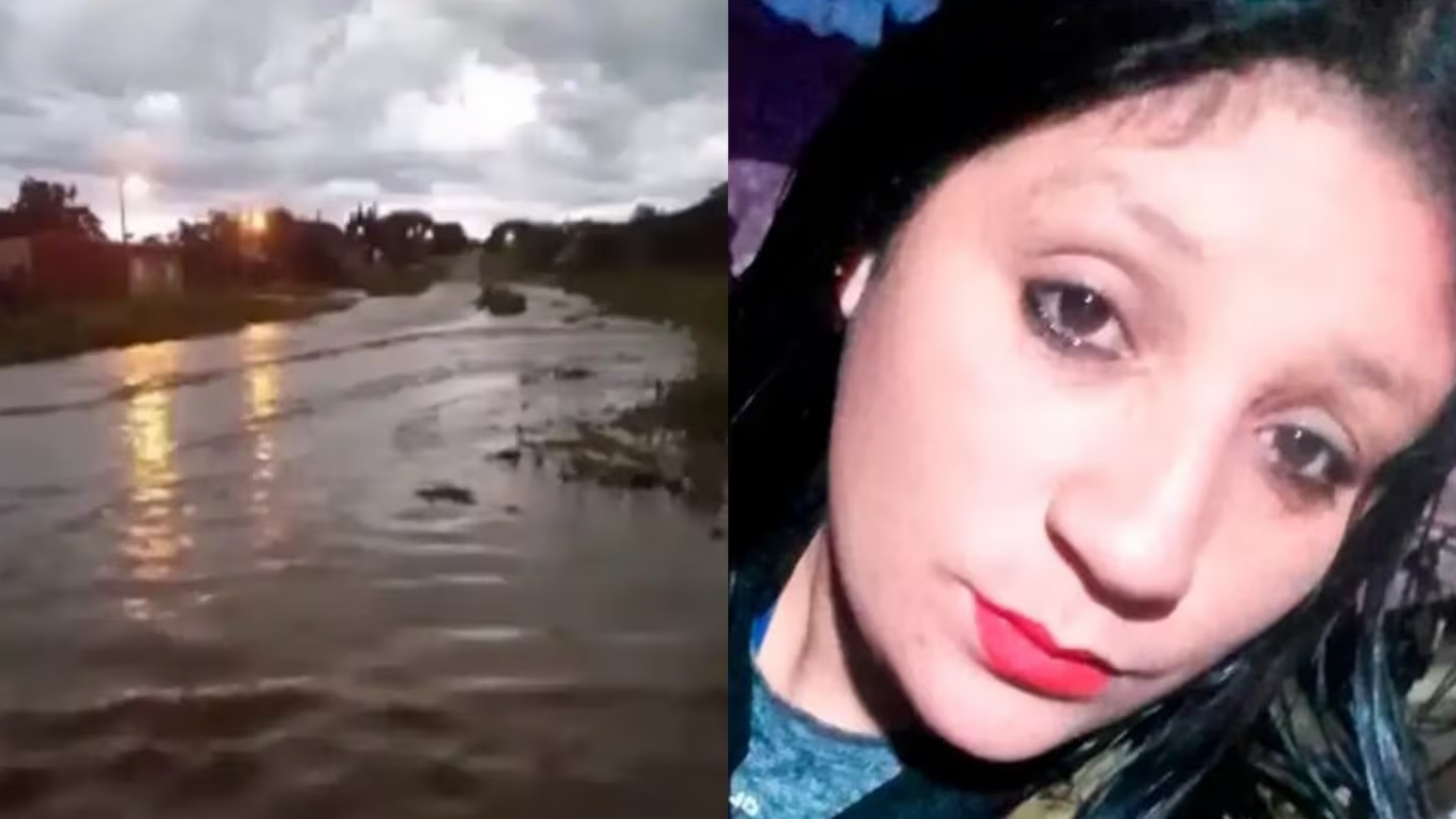 Desesperante temporal: el agua arrasó una casa y buscan a una mujer y su hija