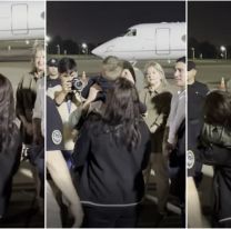 Así fue el emotivo reencuentro del gendarme detenido en Venezuela con su familia