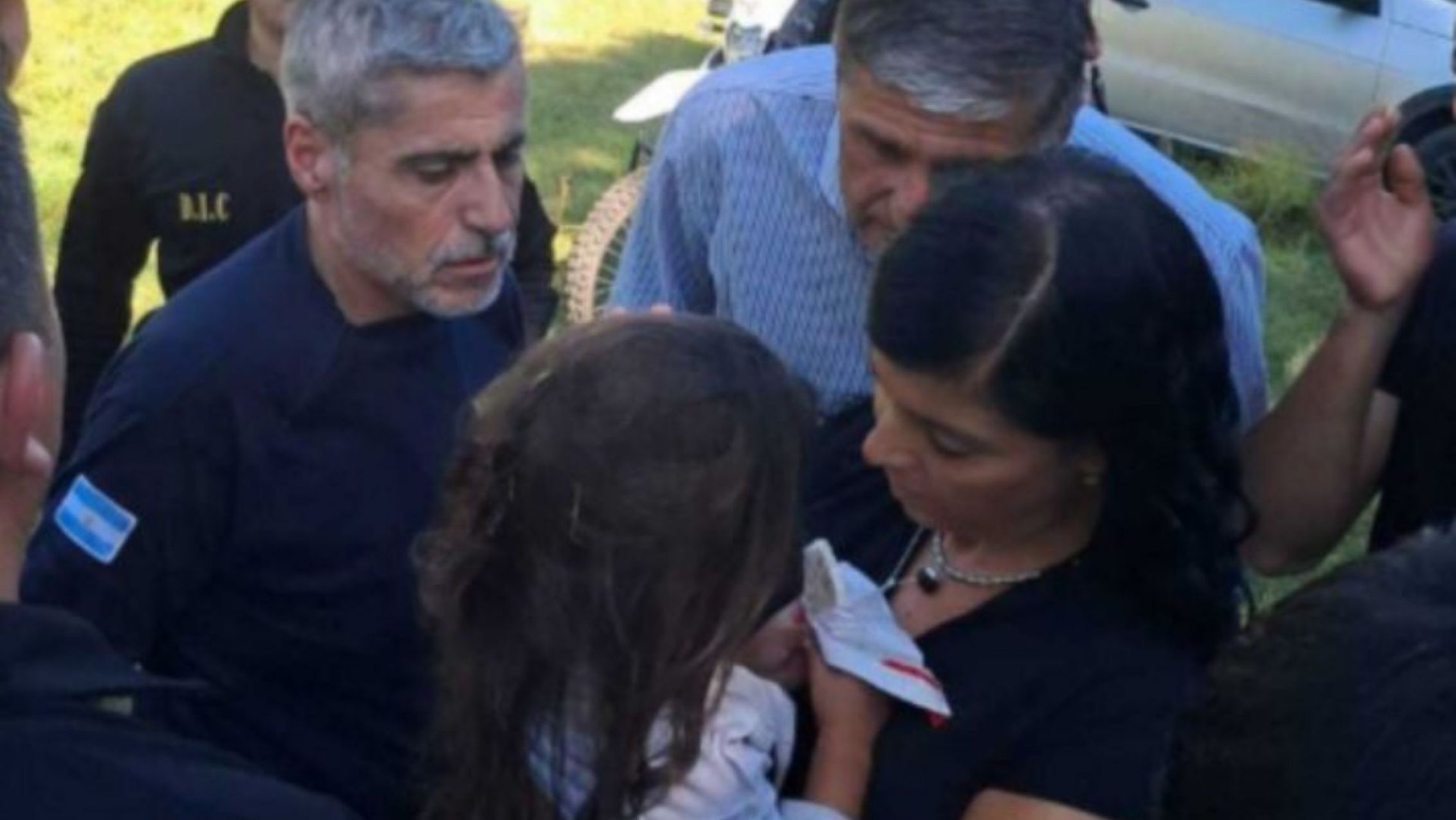 Habló la tía de la nena encontrada en Cosquín: "Alguien la alzó y se la llevó"