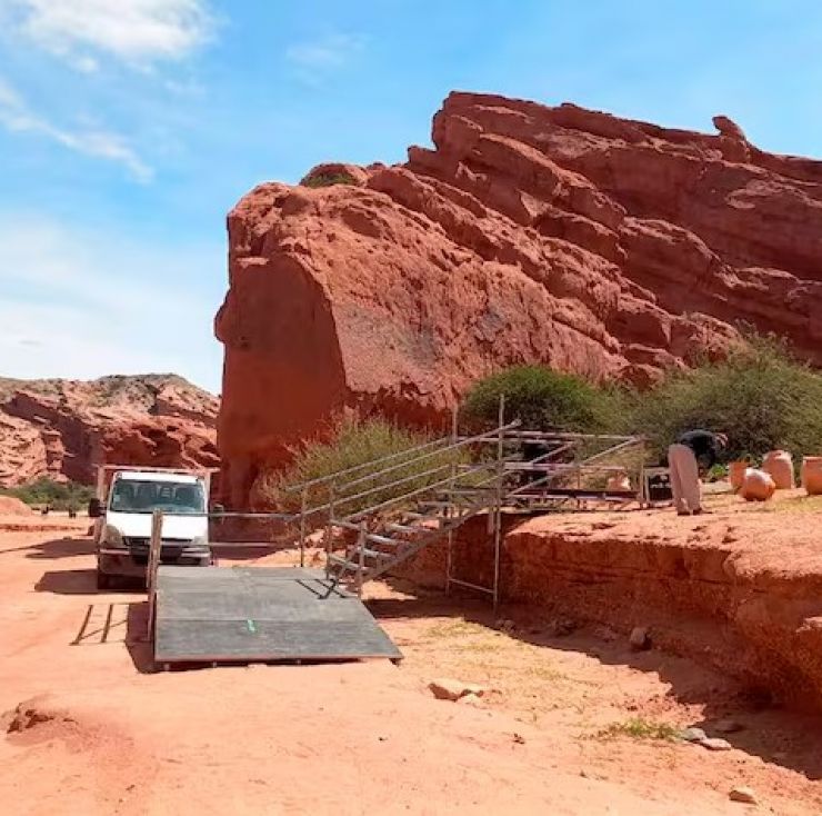 Indignación en Salta: investigan un casamiento en una reserva natural de la Quebrada de las Conchas