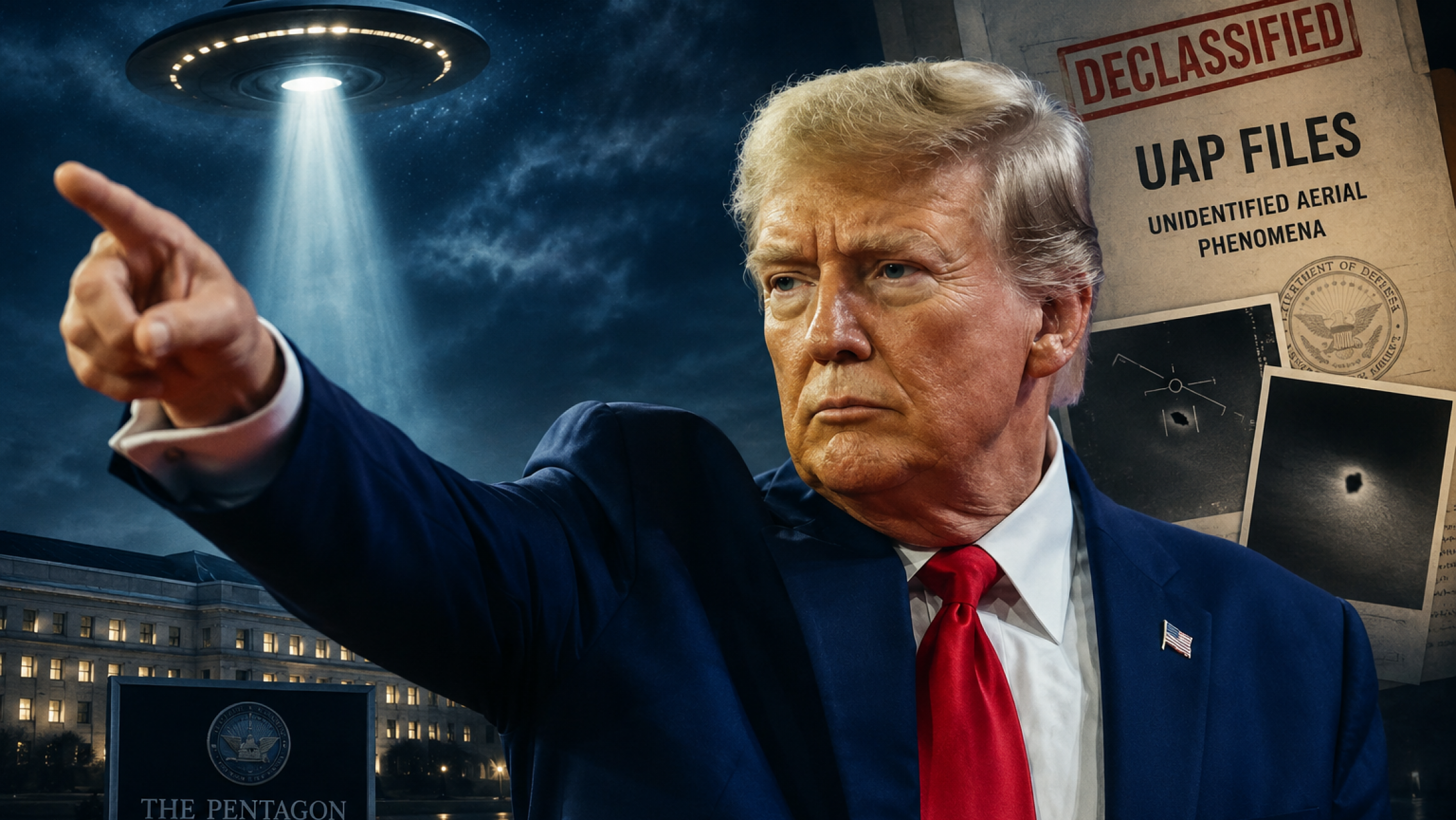 Trump desclasificó nuevos archivos sobre ovnis y explotaron las teorías