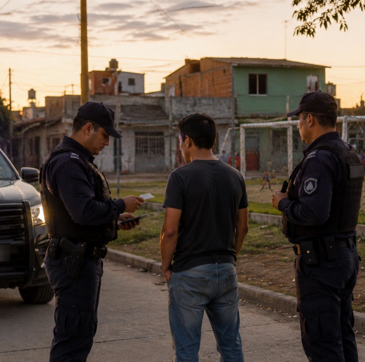 Cayó en un control policial y descubrieron que tenía pedido de captura