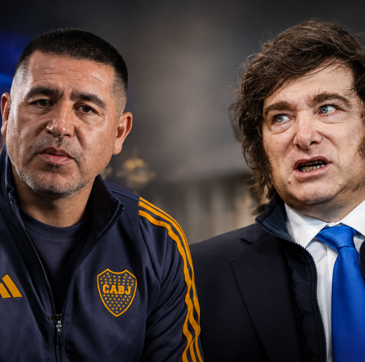Javier Milei cruzó a Juan Román Riquelme tras la eliminación de Boca Juniors