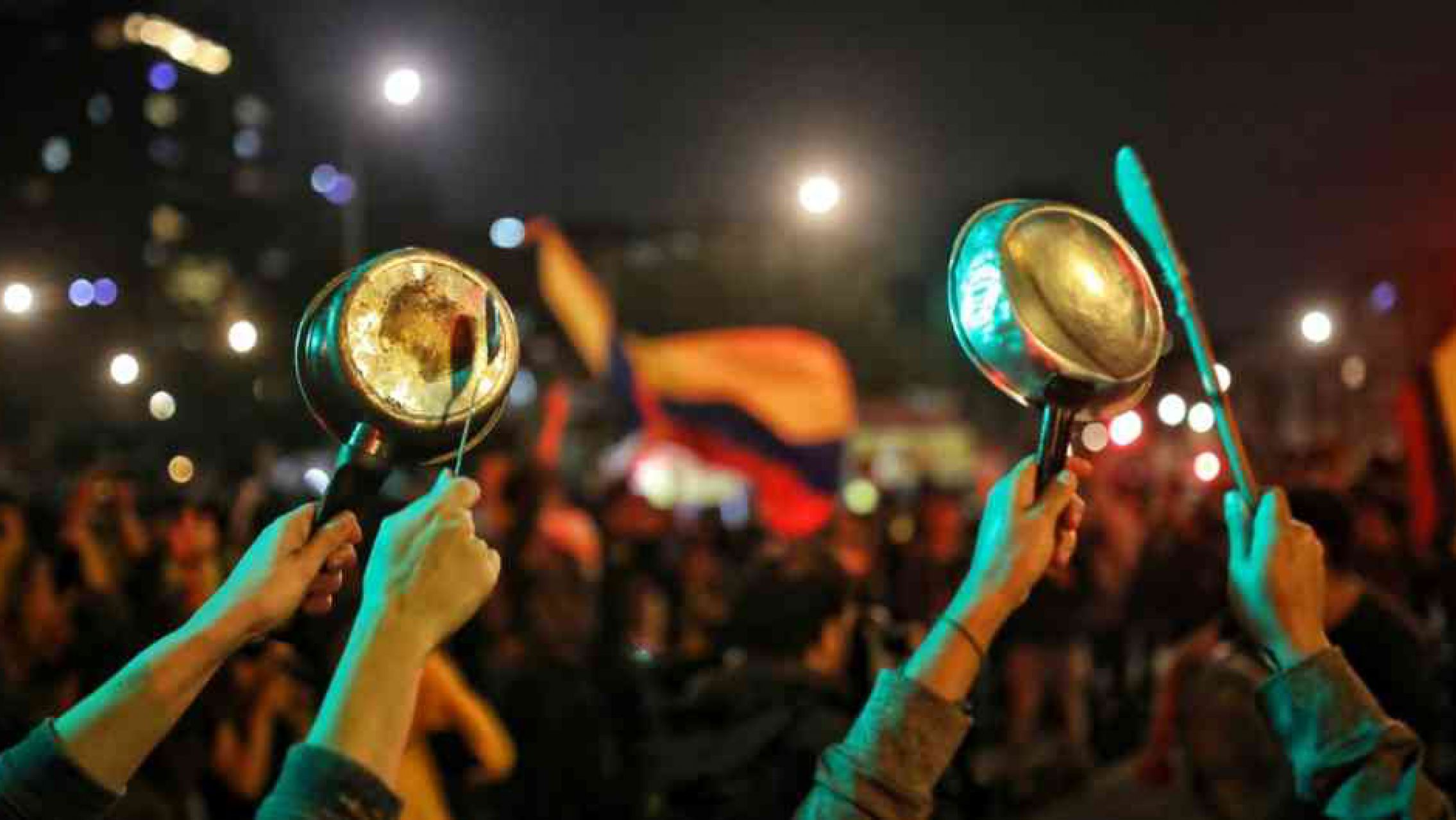 Fuerte cacerolazo en contra de la reforma chavista de la justicia