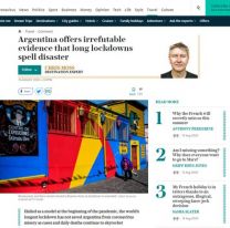 Los medios más importantes de Europa afirman que la extensa cuarentena argentina es un desastre