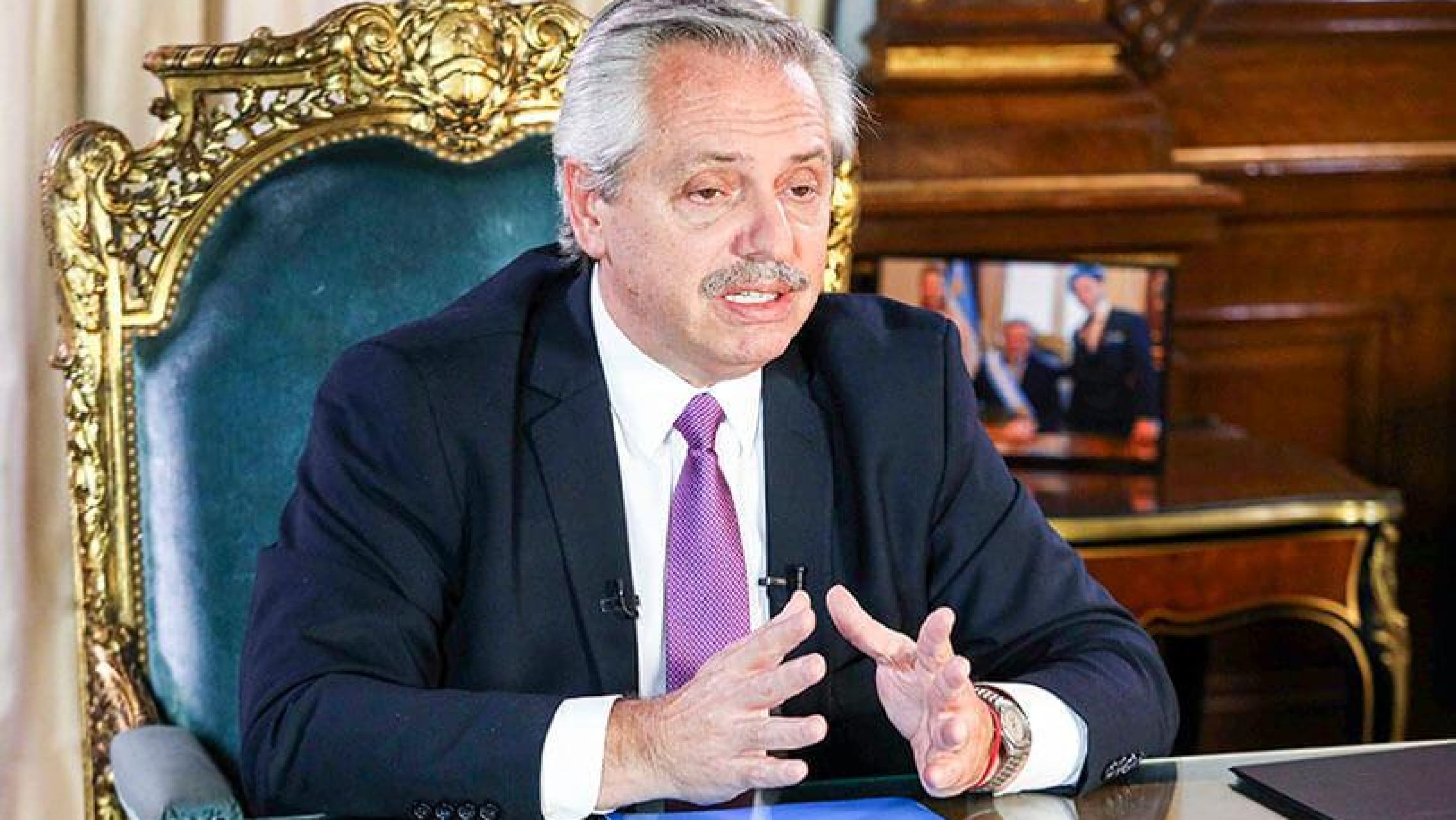 Alberto Fernández tiró la pelota al Congreso ""Si quieren indultar a los procesados depende del Congreso"